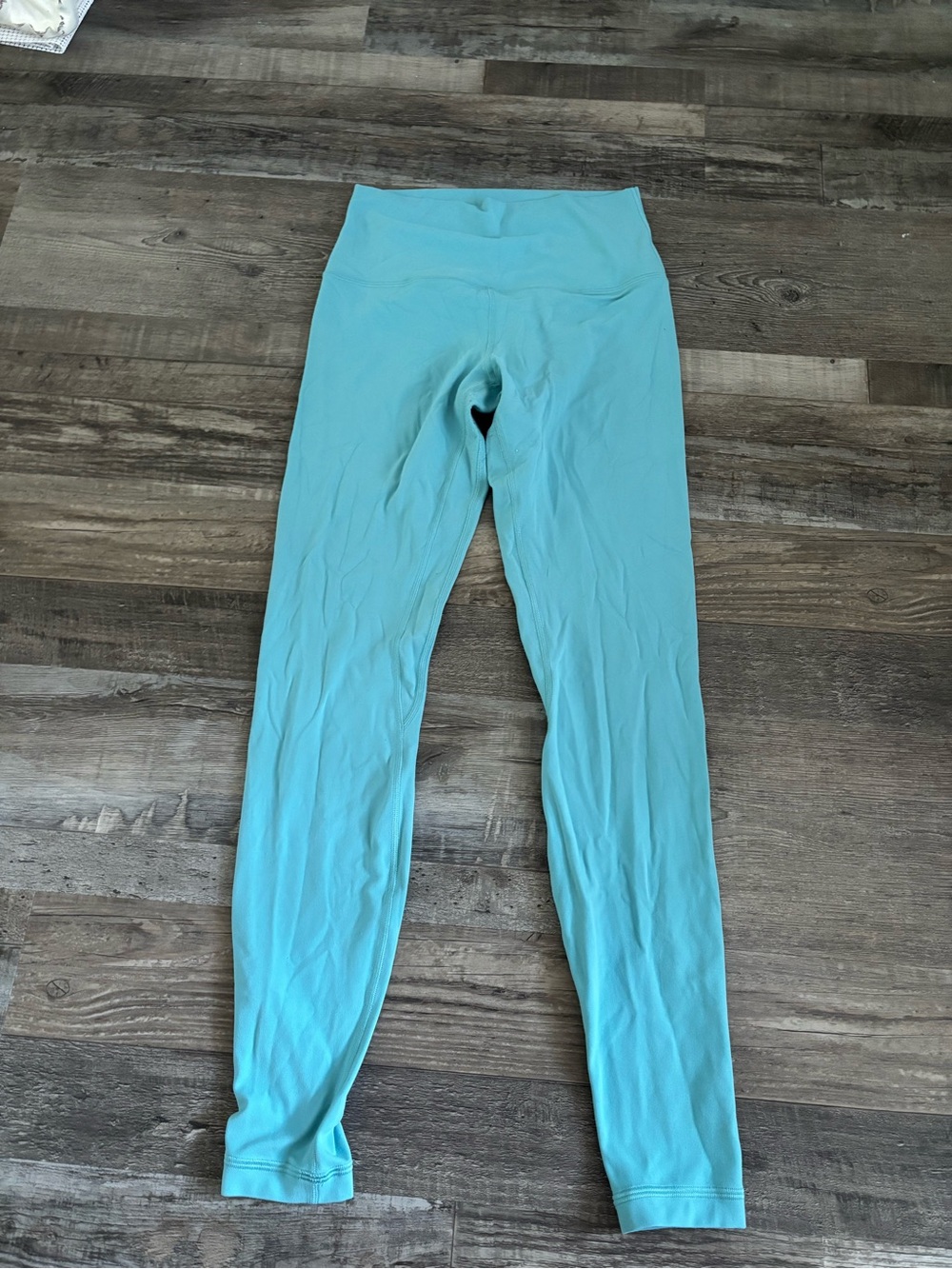 RARE lululemon tidewater teal 28” aligns